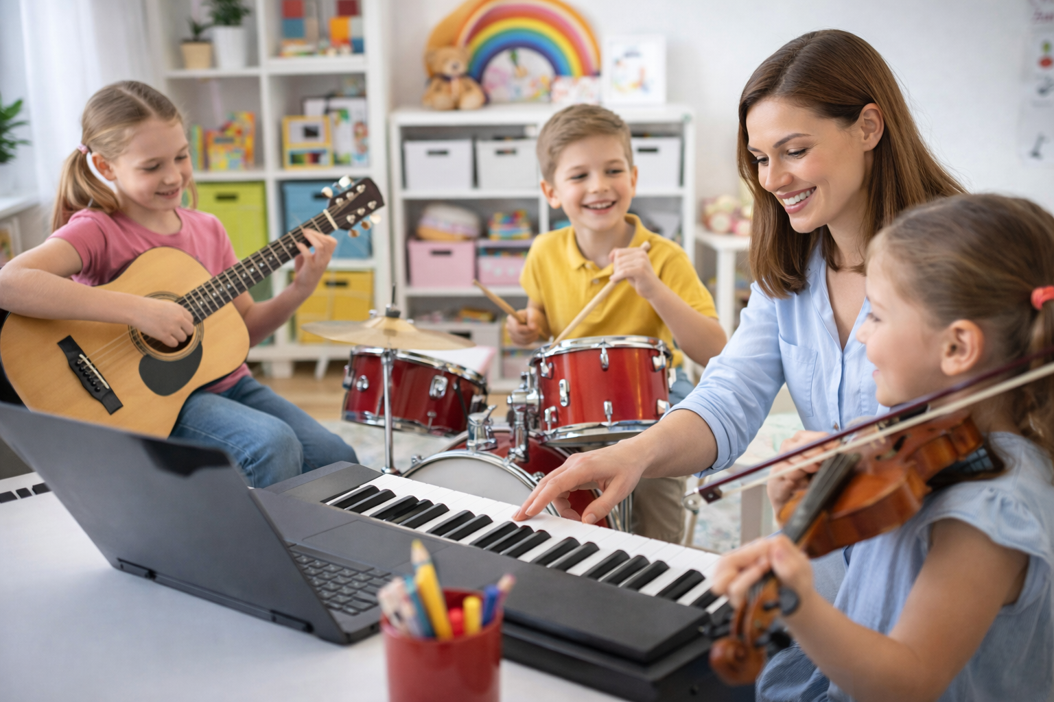 Ιδιαίτερα μαθήματα μουσικής για παιδιά: ποια όργανα να ξεκινήσετε, πόσο κοστίζουν και ποια είναι τα οφέλη