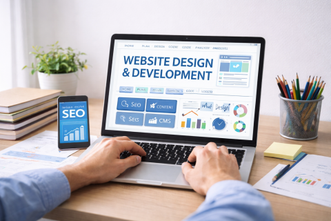 Κατασκευή ιστοσελίδων: Δημιουργήστε επαγγελματική παρουσία Online βήμα-βήμα